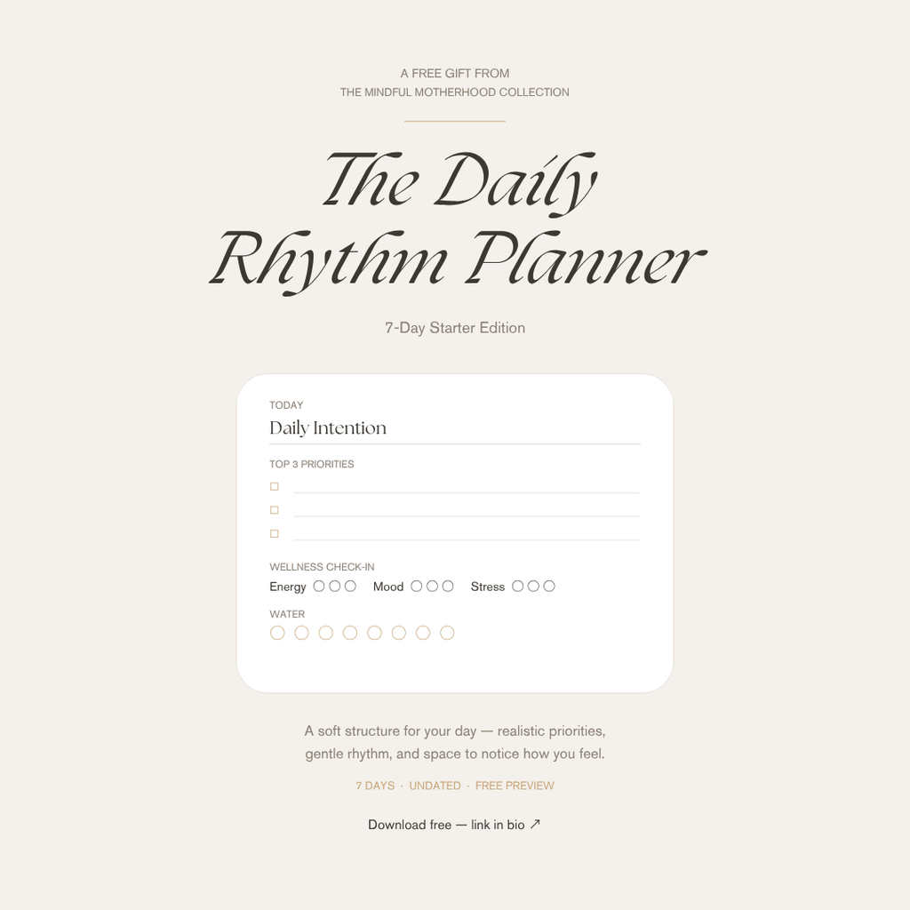The Daily Rhythm Planner