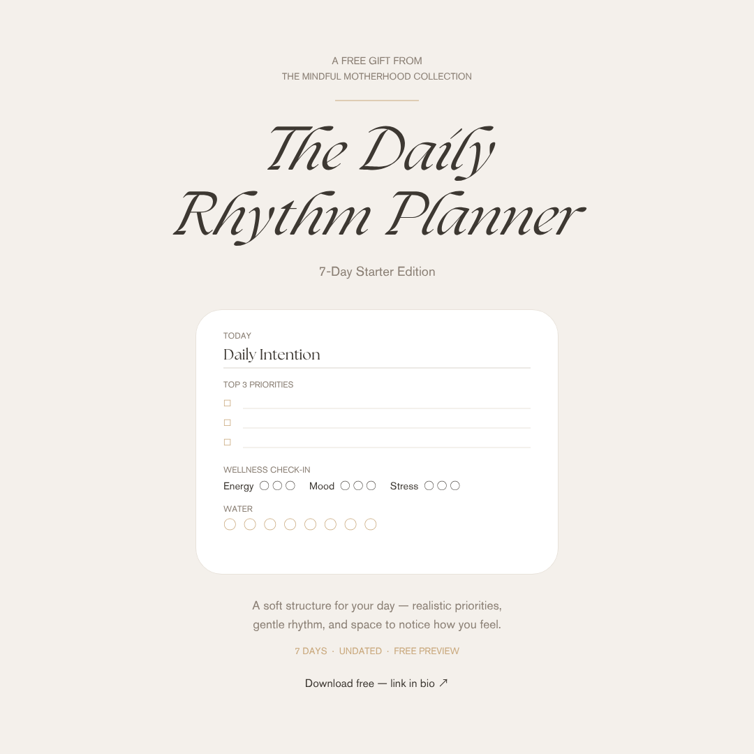 The Daily Rhythm Planner